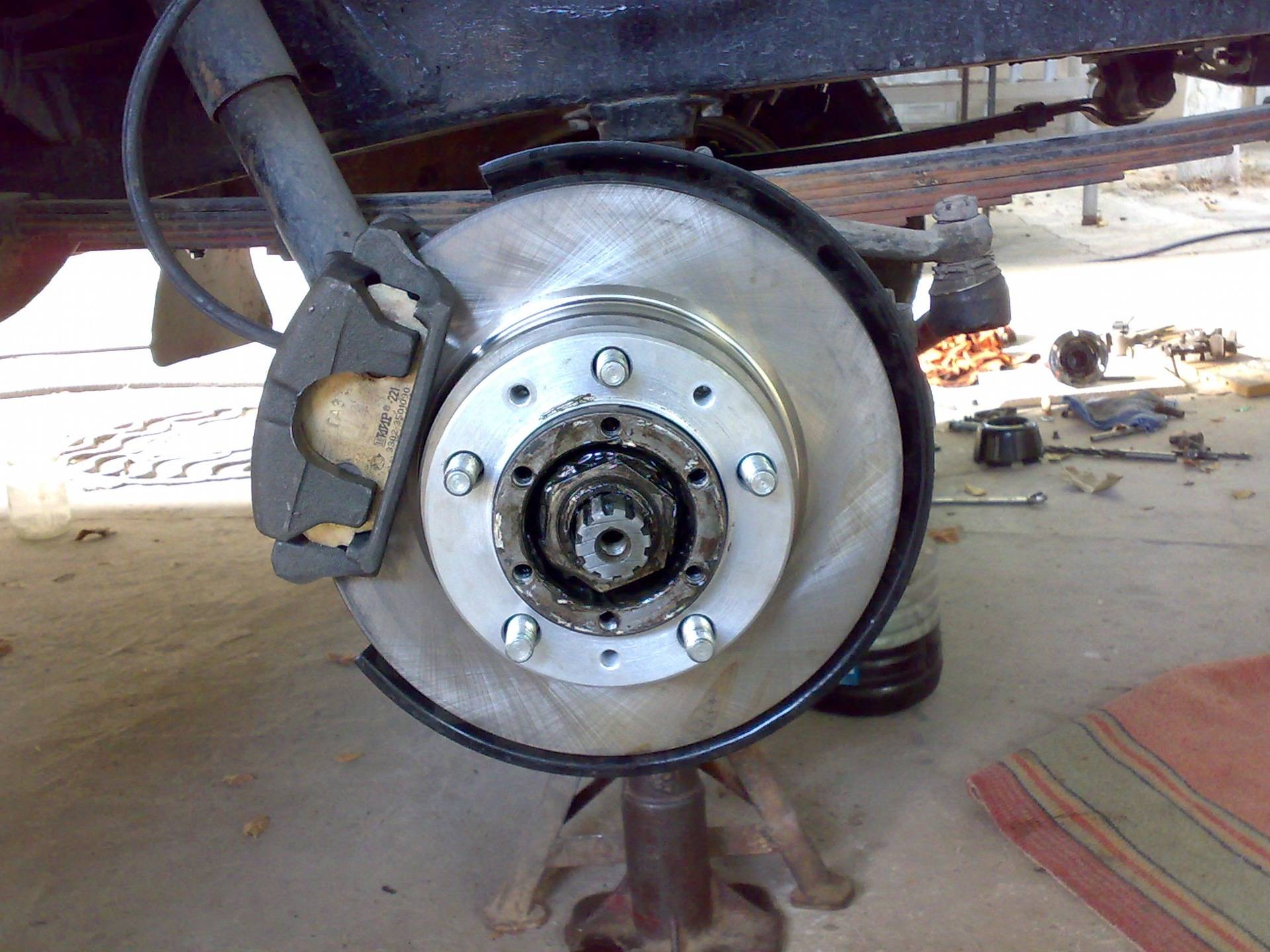 Замена барабанных тормозов на дисковые на примере автомобиля уаз
