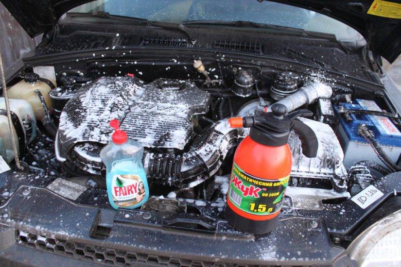 Как помыть двигатель автомобиля самостоятельно в домашних условиях (инструкция + видео)
