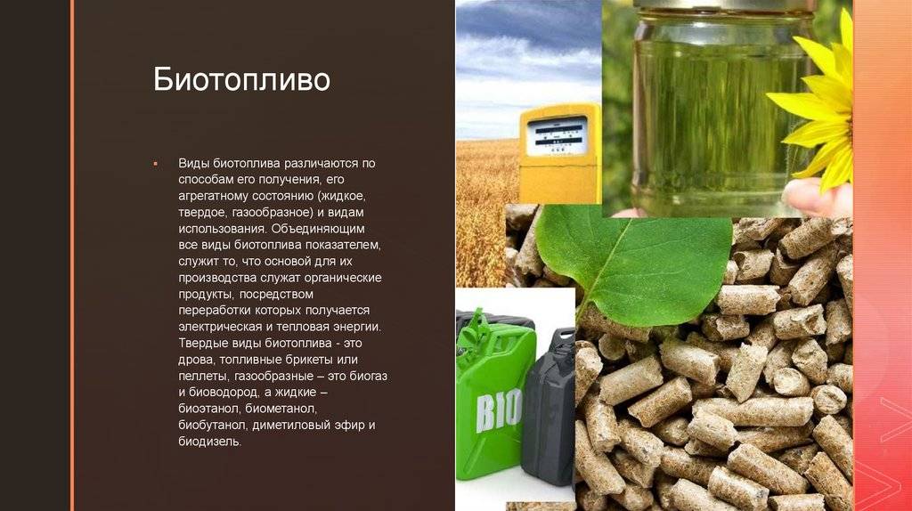 Биотопливо • большая российская энциклопедия - электронная версия
