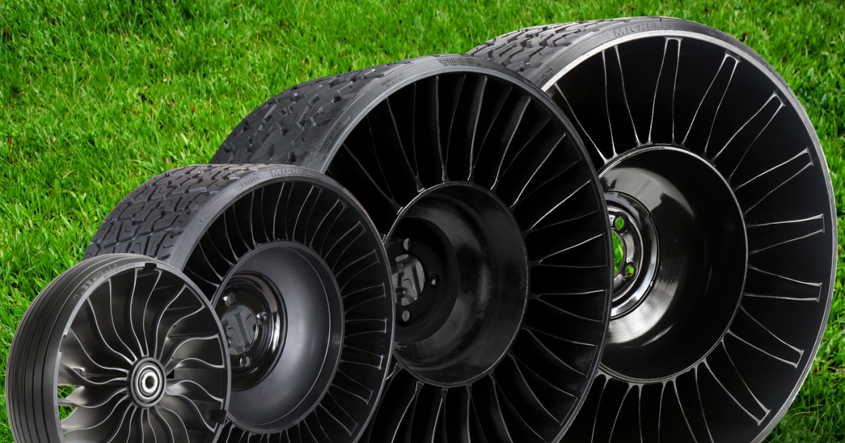 Безвоздушные шины: особенности технологии / виды конструкций.