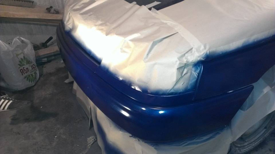 Как правильно покрасить бампер автомобиля своими руками?