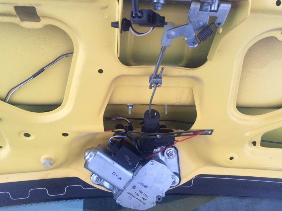 Схема подключения электрозамка багажника своими руками