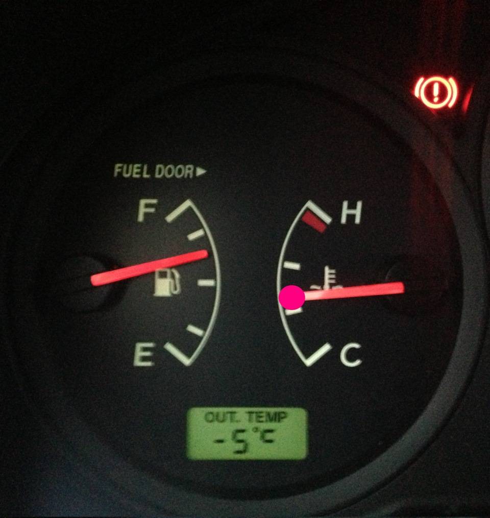 Какая температура в работающем двигателе автомобиля