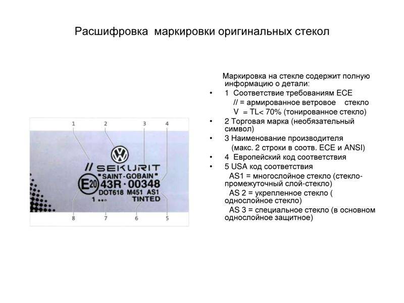 Как определить год выпуска авто по стеклам ~ vesko-trans.ru