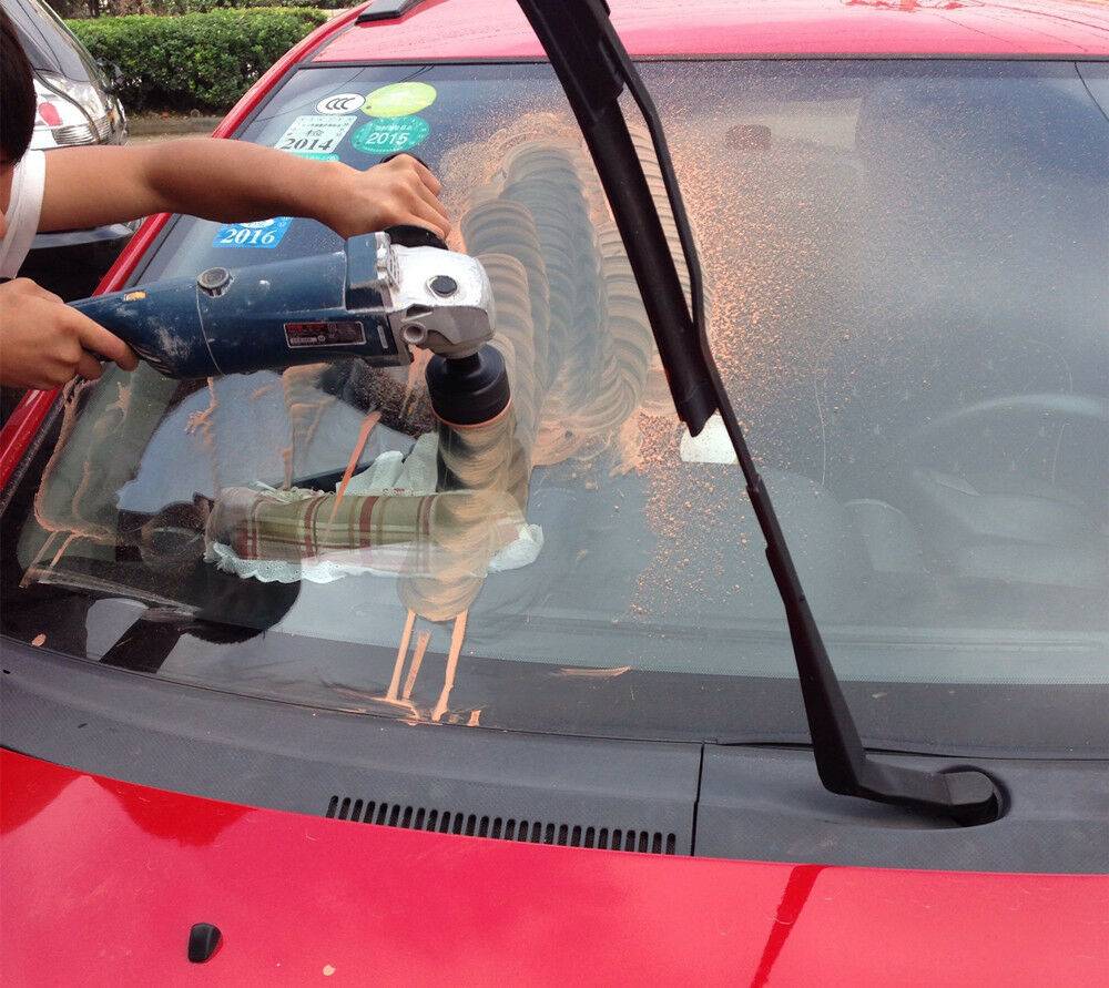 Как своими руками убрать мелкие царапины на стеклах автомобиля?
