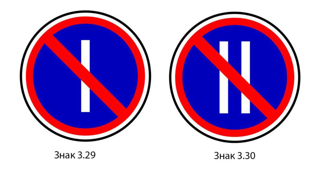 Знак «стоянка запрещена» и «остановка запрещена»: зона действия дорожных знаков
