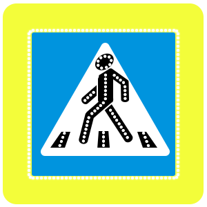 Дорожный знак «пешеходный переход»