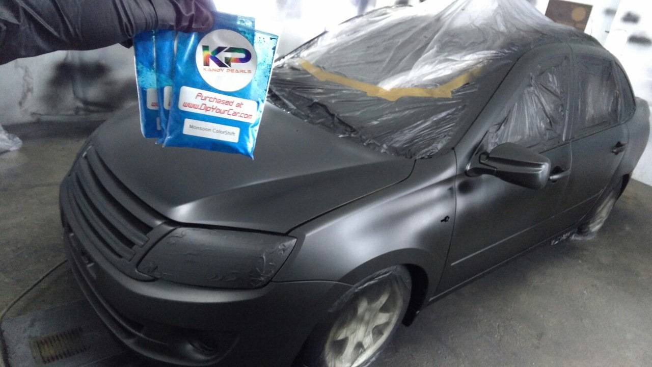 Жидкая резина в баллончике для защиты лкп автомобиля и элементов кузова, дисков, колпаков