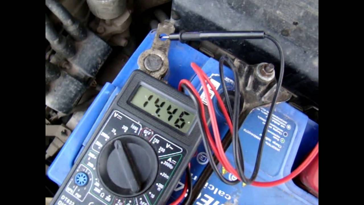Как проверить зарядку генератора мультиметром на автомобиле